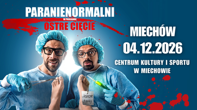 Plakat wydarzenia KABARET PARANIENORMALNI OSTRE CIĘCIE 